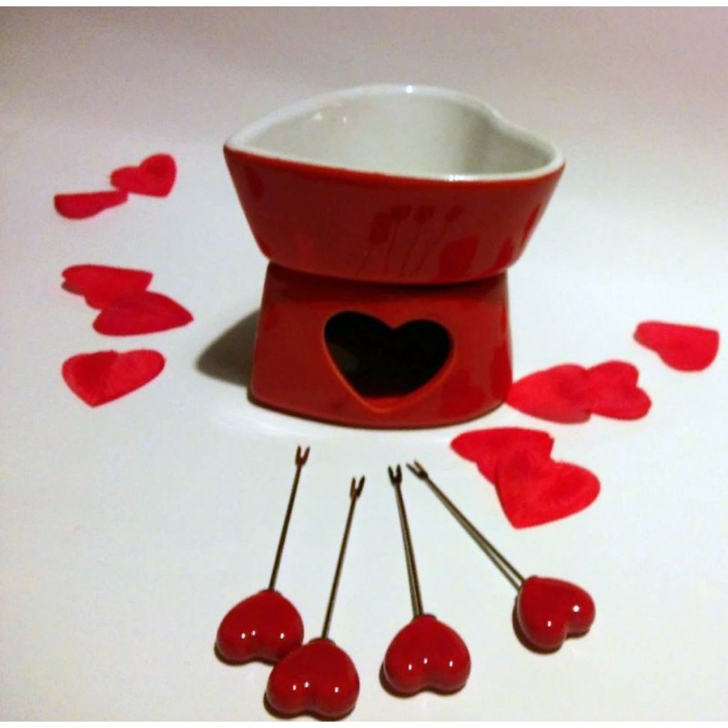 Romantyczny zestaw do fondue
